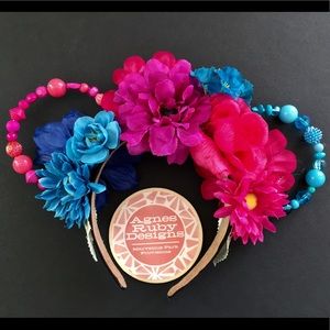 Hercules Pain & Panic V2 Hades Disney Villains Beaded Minnie Mouse Ears Headband